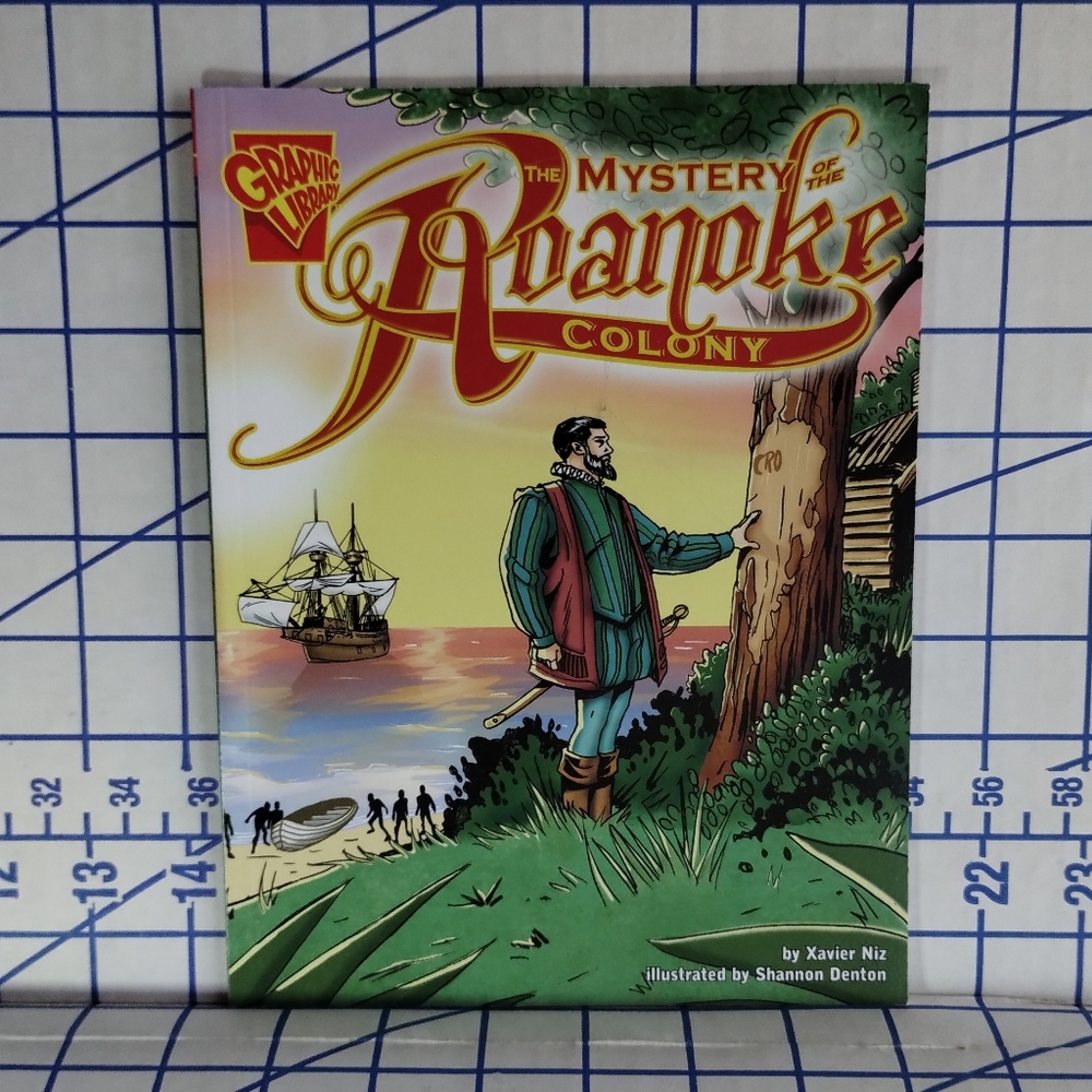 Mystery of the Roanoke Colony by Xavier Niz (English) Paperback- Graphic History
